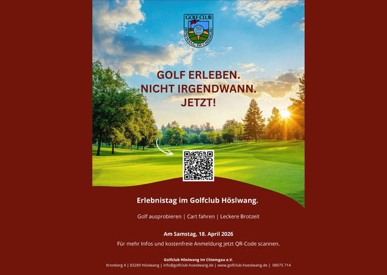 Golf Höslwang Anzeige
